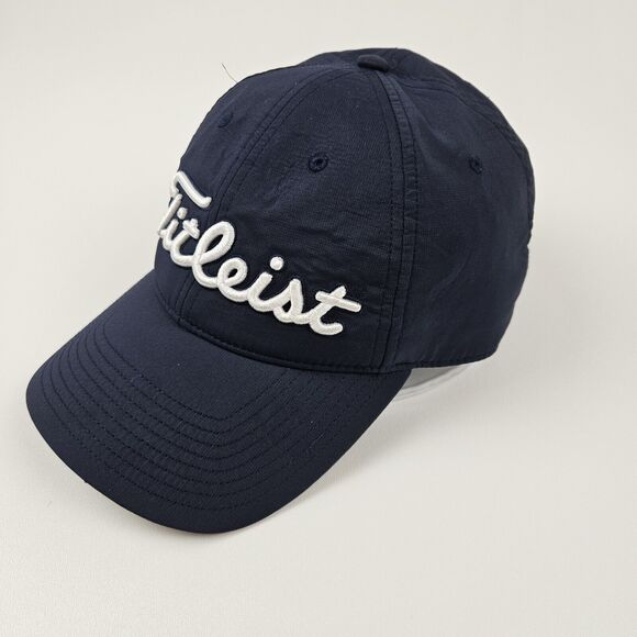 Titleist Golf Lightweight Strap Back Hat Cap Blue Custom Embroidered Sports OSFM - Picture 3 of 9